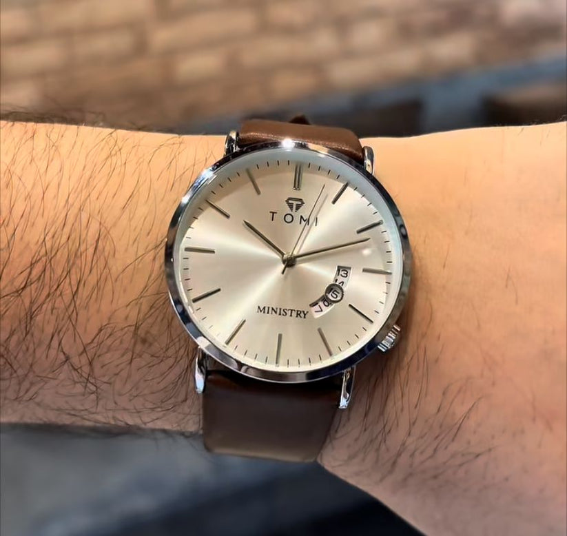 TOMI T-018 Date Quartz Luxury Slim Watch – New Arrival