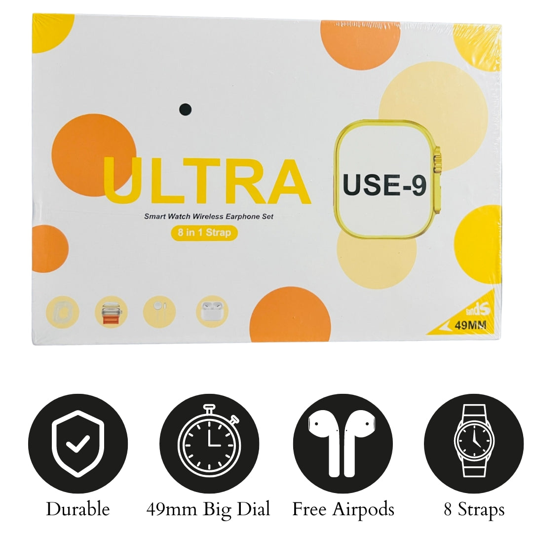 9 8 in 1 Strap with Free Airpods