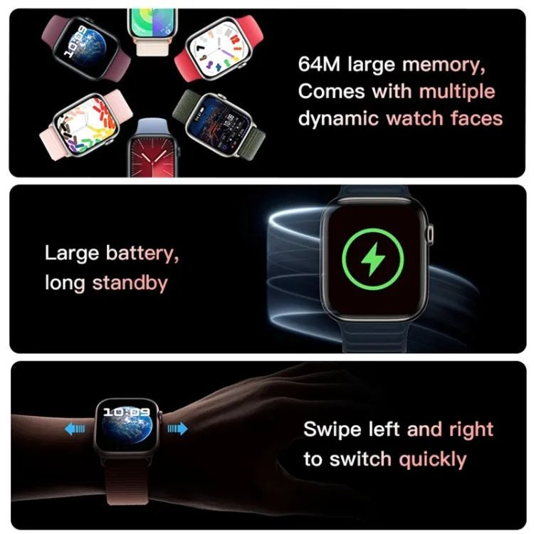Smartwatch Magnetic Charging Bluetooth Call Sleep Monitoring